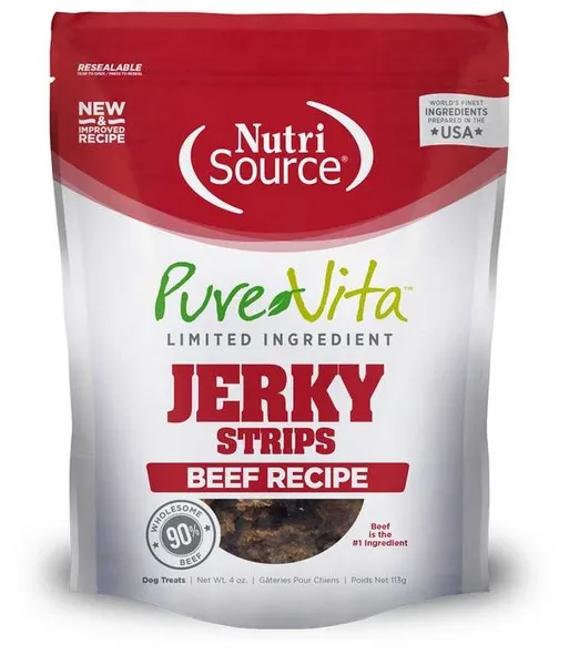 4 oz. Nutrisource Pure  Beef Jerky - Health/First Aid